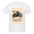 thumbnail image 4 of Bingfone Let The Adventure Begin Men'S Loose Fit Short-Sleeve Pocket T-Shirt, 4 of 7