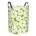 thumbnail image 2 of XMXT Collapsible Laundry Basket, Spherical Rose Print Waterproof Laundry Hamper, 62L Green, 2 of 8