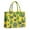 Green Lime Slices, variant on Large Capacity Tote Bag,Orange Slices White Pattern Handbag Fashion Luxury Tote Bag,15.7"x13"x 5.1" Inches,Laptop Compatible