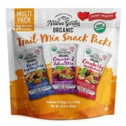 Natures Garden Organic Trail Mix Snack Packs Multi Pack 1.2 oz - Pack of 24