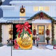 thumbnail image 3 of Christmas Garden Flag Burlap Double Sided, Christmas Jesus is the Reason for the Season Nativity Jingling Bell Red Flag Winter Holiday Xmas Yard Outdoor Decoration 12.5x18 Inch, 3 of 6