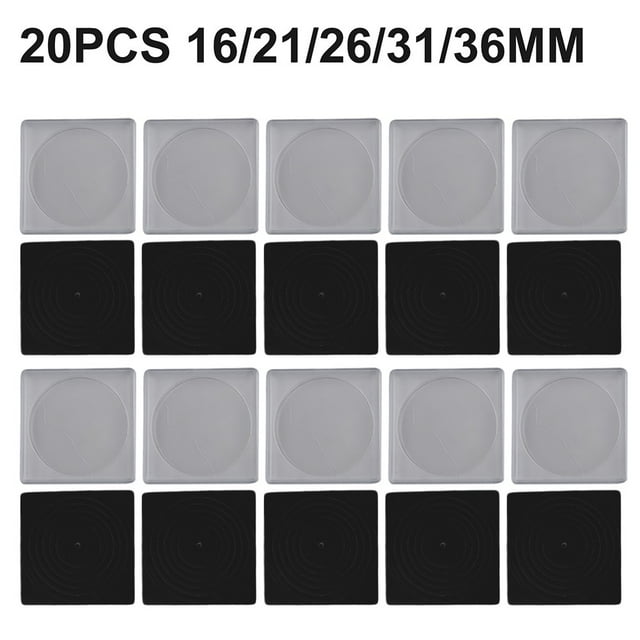 Bgsha Boîte de Rangement pour Capsules de Pièces de Monnaie, Taille PC, Conteneur Carré Résistant aux Rayures pour 16 21 26 31 36mm