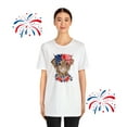 thumbnail image 3 of Women's Highland Cow July 4th T-Shirt, 3 of 4