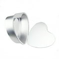 thumbnail image 4 of Professional Heart-Shaped Chiffon Cake Pan Set with Removable Bottoms - 4 Sizes (4/6/8/10 Inch) for Valentine's Day Baking, Birthday Parties & Family Celebrations, Ideal Home Baking Gift, 4 of 4