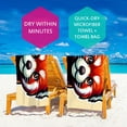 thumbnail image 4 of Orinice Red Panda Quick Dry Bath Towel 27.5x55in Ultra-Fine Fiber Beach Towel Tropical Print Non-Fading Lightweight Compact Travel Towel 55x27.5in, 4 of 7