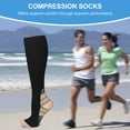 thumbnail image 4 of  1pair Sports Compression Sock Nylon Sports Stocking Unisex (Gradient Nude S/M), 4 of 6