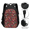 thumbnail image 3 of Balery Dinosaur Christmas Print USB Charging Backpack for Men and Women - Water-Resistant, Anti-Theft Laptop Backpack with USB Port for Travel, Work, School, and College, 3 of 7