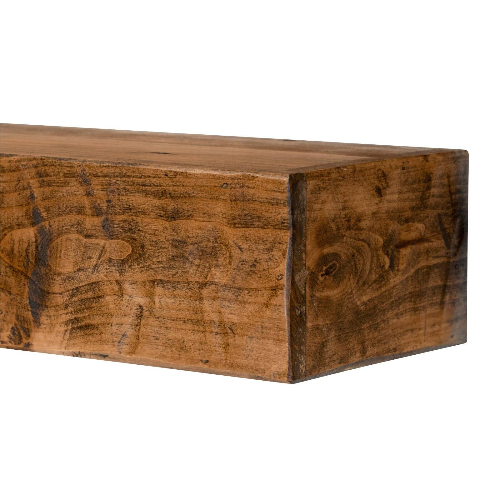 Dogberry Collections Rough Hewn Fireplace Mantel Shelf - Walmart.com