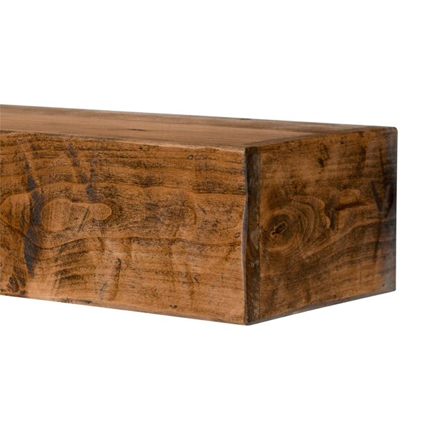 Dogberry Collections Rough Hewn Fireplace Mantel Shelf