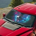 thumbnail image 3 of KUIFORTI Galaxy Wolf Car Windshield Sun Shade Funny Car Window Shades Front Windshield Foldable Sun Visor for Car Windshield, Overlapping Design, 3 of 6