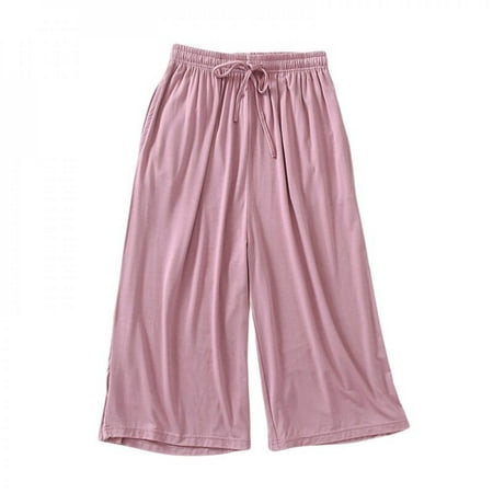

Linen Purity Women Pajamas Sleepwear Pants Fashion Female Hot Sale Sleep Pants Elastic Sleep Bottoms Casual Home Trousers