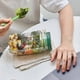 thumbnail image 5 of Salad Pod with Sauce Dressing Container, Vertical Layering Salad Pod with Built-in Bowl, Portable Leakproof All-in-One Salad Lunch Box, 5 of 5