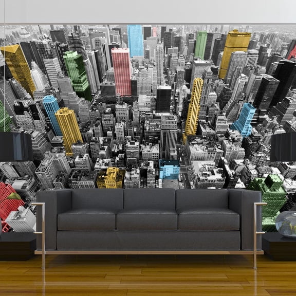 Tiptophomedecor New York Wallpaper Wall Mural - NYC Kaleidoscope