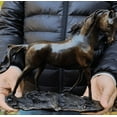 thumbnail image 5 of Brass Unique Horse ,Pure Copper Statue of Horse,Brass Sculpture Collectable Table Decor Animal Figurine for Living Room Home Decorations 418, 5 of 5
