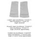 thumbnail image 4 of Naiovety 1 par de calcetines de espinilleras de fútbol para adultos y niños, soporte deportivo para piernas, mangas de pantorrilla, almohadillas de alta Deportes y aire libre Gris/S Naiovety OD010427-08, 4 of 6
