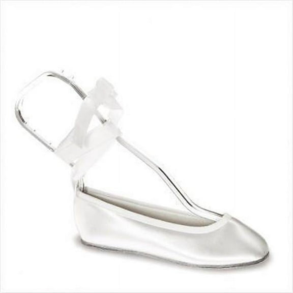 Benjamin Walk 843379015554 Touch Ups Infant Girls Gypsy Slip-on Shoes, White - Medium 10