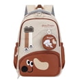 thumbnail image 5 of Miaoju Cute Cartoon Backpack for Ages 2-6, Waterproof Lightweight Bookbag,School Daypack for Travel, Brown, 5 of 5