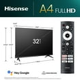thumbnail image 2 of Hisense 32" A4 Series FHD 1080p Google Smart TV (32A45K) - High Speed HDMI Cable Included & 3 Year Manufacturer's Warranty, 2 of 9