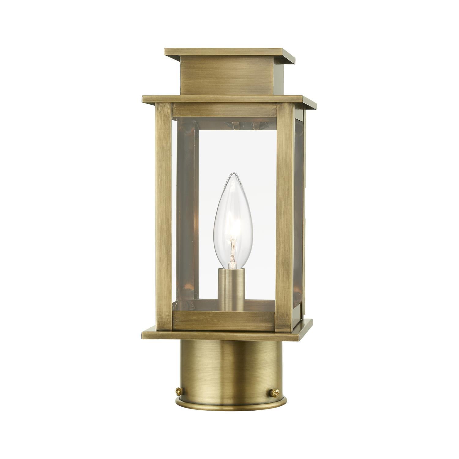Livex Lighting - Princeton - 1 Light Outdoor Mini Post Top Lantern In Classic