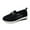 Dark Blue, variant on S𝗅ip On L𝗈afers for Women Fashion Mesh Knit Walking Shoes Lightweight Casual Sneakers Chain Ballet Flat Shoes Comfortable Round Toe Dress Shoes for Vacation, Work