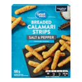 thumbnail image 1 of Great Value Breaded Salt & Pepper Calamari Strips, 1 of 4
