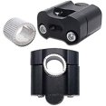 thumbnail image 3 of Motorcycle Handlebar Risers Universal Motorbike Handlebars Risers Fit For 7/8" 22mm / 11/8" 28mm Aluminium Alloy Durable Bars Clamp 2pcsblack, 3 of 5