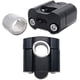 thumbnail image 3 of Motorcycle Handlebar Risers Universal Motorbike Handlebars Risers Fit For 7/8" 22mm / 11/8" 28mm Aluminium Alloy Durable Bars Clamp 2pcsblack, 3 of 5