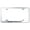 Chrome, variant on Ford Mustang GT Laser Etched Logo Wide Body License Plate Frame (Chrome)