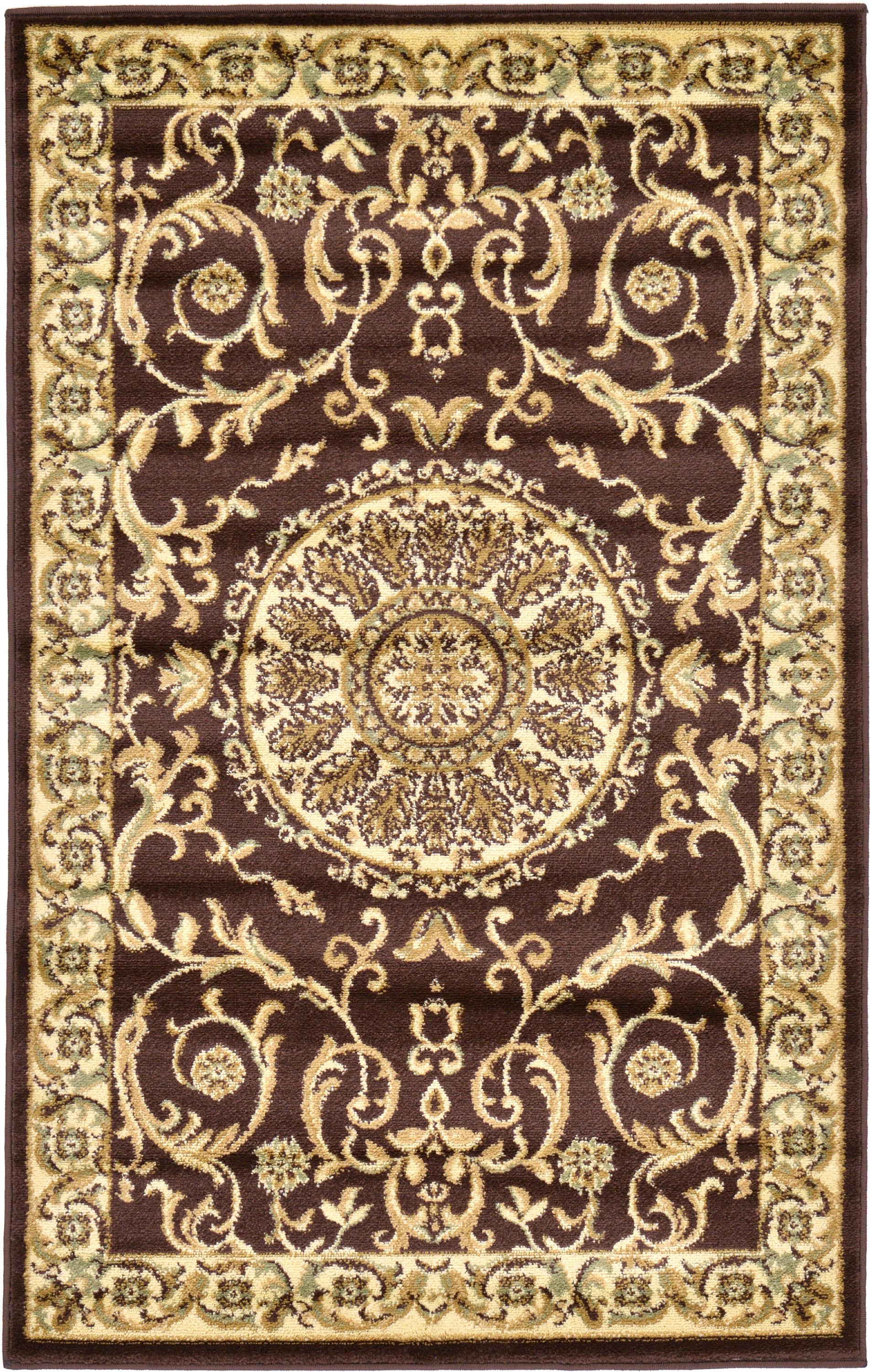Unique Loom Napoleon Versailles Vintage Floral Area Rug or Runner