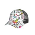 thumbnail image 6 of Lsque Fun Animal with Unicorn Printed Trucker Hat - Baseball Cap for Men Women - Breathable Mesh Side, Adjustable Fit - for Casual Wear, 6 of 7