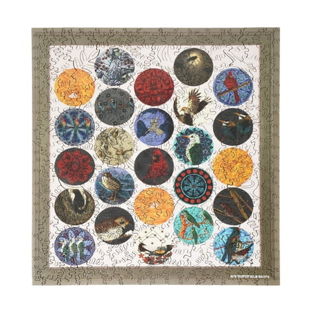 AreYouGame.com Wooden Jigsaw Puzzle - Birds: 402 Pcs
