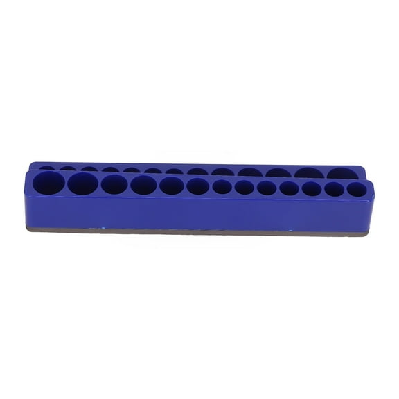 Magnetic Socket organizers Socket Holder 1/2 3/8 1/4Drive Holds organizer Metric Blue 1/4Inch
