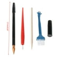 thumbnail image 4 of 5Pcs Painting Drawing Scratch Arts Set Stick Scraper Pen Tools Creative DIY Necessaries Products New, 4 of 15