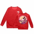thumbnail image 5 of PMVFHDE Chandails d'Automne pour Filles à Capuche Imprimé Lettre à la Mode Décontracté Ample Rouge,160, 5 of 5