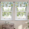 thumbnail image 2 of LALILO Kitchen Curtain Valance Cute And Cactus Llama Cute Rod Pocket Window Curtain 52"x 18" Set of 2, 2 of 7