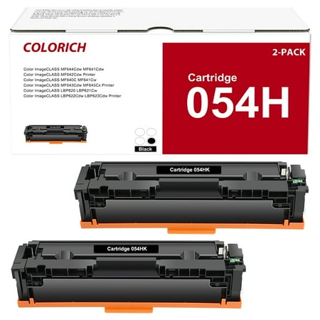 Colorich 2-Pack Compatible Toner Cartridge Replacement for Canon 054H ImageClass LBP622Cdw MF644Cdw MF642Cdw MF640C LBP620 Toner Printer Ink (Black) price history on PriceWatchPro