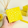 thumbnail image 5 of CozyNestFinds Reversible Wrapping Paper - Mini Roll - 17 Inch X 33 Feet - Yellow and Delicate Polka Dots Design for Birthday, Holiday, Wedding, Baby Shower, 5 of 15