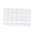 thumbnail image 3 of 10 Pieces Model Building Railing Mini Fence Model Train Railroad Fence Set White ABS Material for DIY Craft Hobbyists, 3 of 9