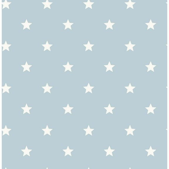 Advantage Starry Motif Light Blue Geometric Wallpaper