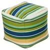 Surya Square Polyester Pouf
