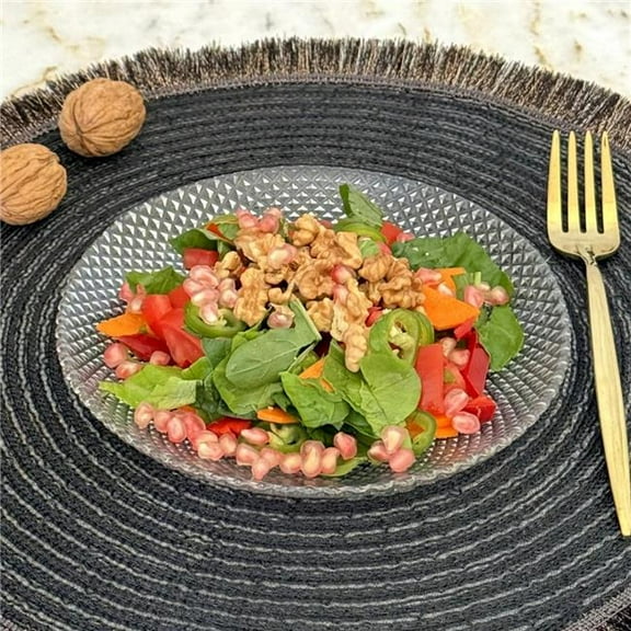 Ramart Studio Glass R1412-0 7.5 in. Marquis Salad Plate Set