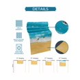 thumbnail image 6 of Summer Watercolor Sea Cruises Table Runner 13x70in Non-Slip Cotton Linen Table Runners, Beaches Blue Oceans Dresser Scarves TableRunner for Dinner Kitchen Dining Wedding Party, 6 of 9