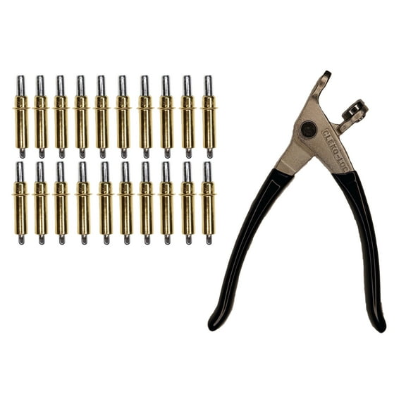 20 each C3/16 Cleco Fasteners with Pliers