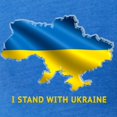 thumbnail image 3 of CafePress - I Stand With Ukraine Flag Ukrainian Pride T Shirt - Mens Football Shirt, 3 of 4