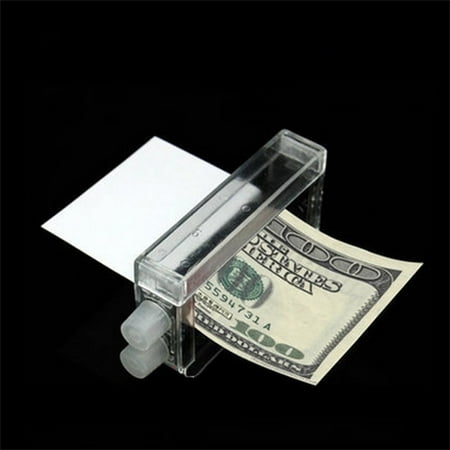 - Magic Tricky Money Maker Printing Machine Puzzle Change Paper to Money Toys Color:Transparent color