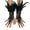 Black, variant on Elegant Gloves with Feathered French Full Finger Gloves for Proms Concert Evening Banquets Accessory Long Gloves