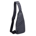 thumbnail image 1 of Mochila bandolera TOLOG Anti-Thief Bandolera en el pecho, gris, 1 of 7