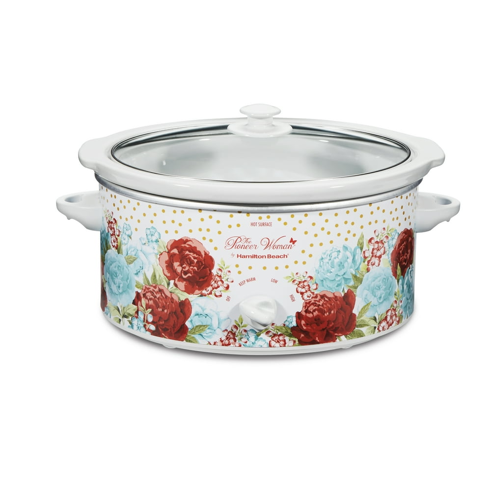 The Pioneer Woman Blossom Jubilee 5Quart Portable Slow Cooker