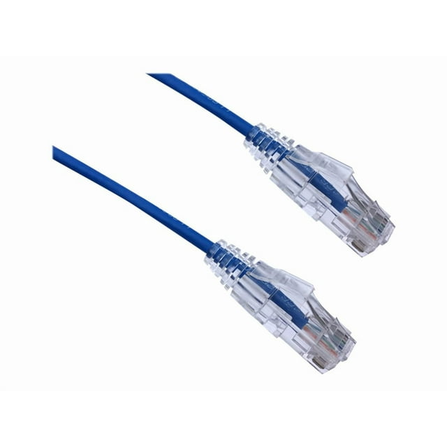Axiom BENDnFLEX - Câble de Raccordement - RJ-45 (M) à RJ-45 (M) - 2 ft - Paire Torsadée Non Blindée Déjouée (F/UTP) - CAT 6a - Sans Embardée, Torsadée - Bleu