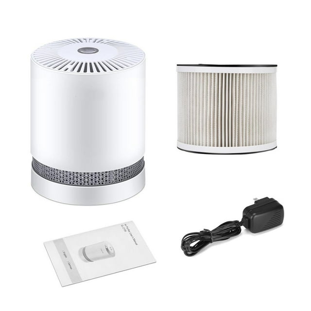 Air Purifier , For Home True HEPA Filters Compact Desktop Purifiers Filtration With Night Light Air Cleaner For Home Car ,Wide Use